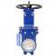 Bundor class150 DN100 WCB wafer knife gate valve manufacturer wcb slurry knife gate valve