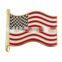 American Flag Cloisonne Patriotic Lapel Pin