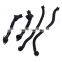Left & Right Crankcase Breather Vent Hose Set 4Pcs For BMW X5 X6 550i 650i 750i