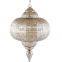 Single Pendant Light 2021 New Arrive Oriental Style Moroccan Decorative Antique Pendant Lamp Champagne Colour