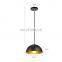 Vintage Globe Round Pendant Light Black/Gold Cover Hanging Lamps
