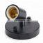 Simple Black Vintage Wall Light Indoor Combined with Iron Ceiling Rose and Ceramic Lamp Holder for Home Decorative