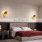 Modern and simple aluminum wire drawing process led wall lamps for decoration
