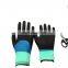 Customize hot sell 3/4 dipping best work gloves for dexterity