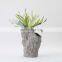 2021 New Fashion Modern Nordic Grey Matte Ceramic Porcelain Flower Vase for Home Decor