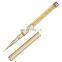 Wholesale Professional Kolinsky Sable Acrylic Nail Art Brush Set With Rhinestones Golden Metal Handle