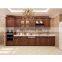 Solid wood kitchen cabinet with quartz countertop