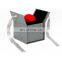 Custom logo lower beauty eternal rose glass bottle kit packaging box artificial soap roses flower gifts box packaging