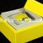 Luxury custom yellow MDF wooden watch box jewelry gift packaging box