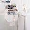 Premium Wall Mounted tissue box holder Waterproof Bathroom paper holder multifunctional napkin box plastic with drawer