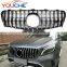 Silver ABS GT R Style ABS Front Bumper Grille Mesh Grill for Mercedes Benz GLA Class X156 Facelift 2017+