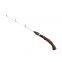 Professional Backpack Fishing Rod Sport Cast Wooden Handle High Carbon Ice Fishing Rod