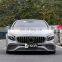 C217 S class coupe 2015-2021 year upgrade S65 model include front bumper and rear spoiler
