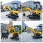 HENGWANG CE ISO digging machine small excavator or mini digger excavators 2.5ton mini digger small