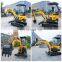 channel construction mini excavator for sale 2.5 ton hydraulic earth auger earth drilling for excavator