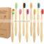 Biodegradable Nylon 4 Bpa Free 4 pack Bamboo Toothbrush Manufacturer