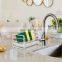sponge drain holder Sponge Holder Sink Caddy Organizer with Drain Pa Bathroom Shower shelf Standing