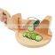 New Stylish Wood Bamboo Sausage & Chorizo Guillotine And Cheese Slicer