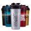 Premium 700ml 500ml BPA Free Black Workout Water Fitness Plastic Sports Protein Wholesale Custom Gym Shaker Bottle