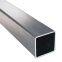 Custom Machining of Stainless Steel Square Grooved Tube Decorative Tube Clamp Glass Factory