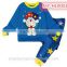 long sleeve funny kids pajamas for 2-7 year AG-LL18