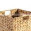 HBK naturel collapsable changing water hyacinth laundry basket with handle