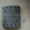 Kinglong higer bus front rear brake pad 153 auto brake liner