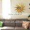 sun shape Turbine Clock quartz wall clock