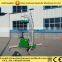 Single Mast Aluminum alloy work platform for high buildings sweeping