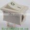 Waterproof electrical 4 pin square rocker switch