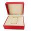 Red Strips Fabric Large Men Watch Display Gift Box W1133
