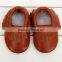 2015 Wholesale shoes baby moccasins soft cow leather baby shoes for soft sole baby prewalker shoes