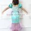 Halloween children stage dance party blue skirt kids dress mermaid cosplay costumes