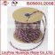 2.5mm 2 ply twisted red and natural jute twine 25yard