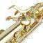 AT85-G electrophoresis gold lacquer integrated soprano saxophone from china supplier