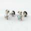 2016 New Wholesale Fashion Surgical Steel Stud Earrings With Casting Tortoise