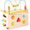 EN71 high quality wooden beads toys OEM/ODM educational colorful wood gift toys for kids