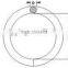 Cheap Price High Quality Welded Round Ring Stainless Steel Aisi 316 304 OEM Service