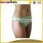 Outdoor travelling low waist non woven eco disposable panties for women