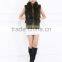 2016 Autumn and Winter short style women real rabbit Fur Vest