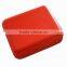 Wholesale Red PU Leather Metal Jewelry Packaging Boxes