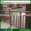Composite sheet material for outdoor public landscape construction fencing and handrailing