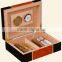 Glossy Piano Lacquer Spanish Cedar Wood Cigar Box