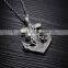 Tops For Women 2016 Stainless Steel Anchor Triangle Necklace