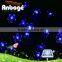 Solar Fairy String Lights 21ft 50 LED Blue Blossom Decorative Gardens, Lawn, Patio, Christmas Trees, Weddings, Parties