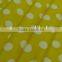fabric elie saab white dot on light yellow poly milk fiber fabric Spandex Fabric 4way strentch