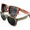 Wholesale Colorful Wooden glasses polarized sunglasses