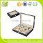 several slots leather watch winder box