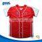 100% polyester custom youth cheap red design baseball uniforms