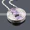 Fashionable useful light amethyst cubic zirconia gemstone